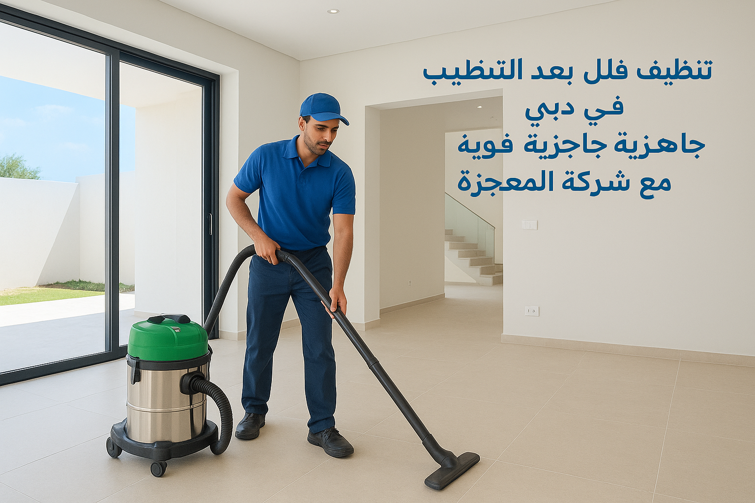 تنظيف فلل بعد التشطيب في دبي – جاهزية فورية مع شركة المعجزة