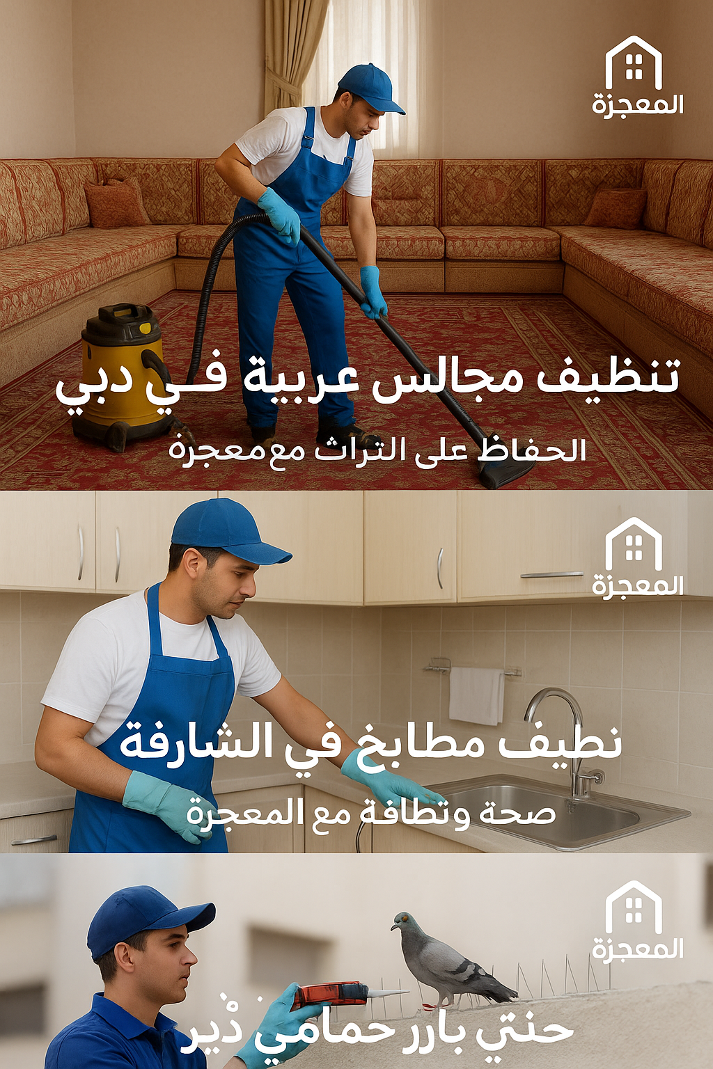 تنظيف بعد الحفل في دبي – نظافة فورية مع المعجزة